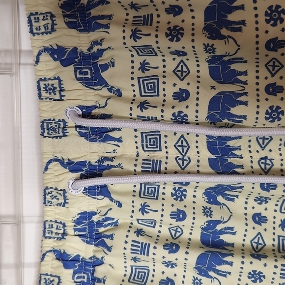 Boardies Yellow & Blue Elephant Print Mesh Lined Swim Trunk Shorts Men’s… - Picture 5 of 10
